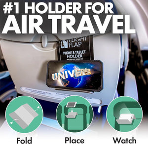 The Original FLIGHT FLAP - Bestselling Phone & Tablet Holder (Now in Black!)