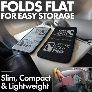 The FLIGHT FLAP Pro - Phone & Tablet Holder for Frequent Flyers