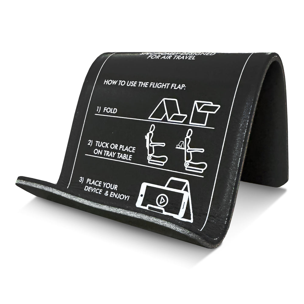 The Original FLIGHT FLAP - Bestselling Phone & Tablet Holder (Now in Black!)