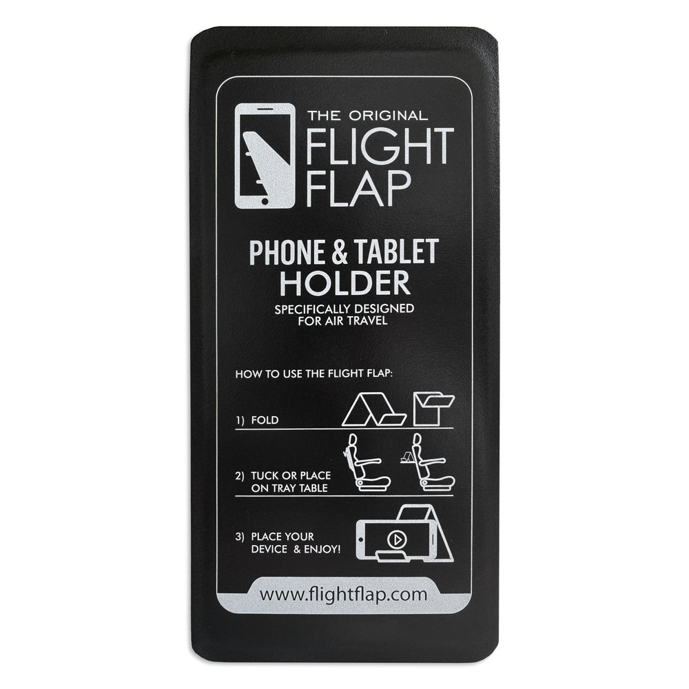 The Original FLIGHT FLAP - Bestselling Phone & Tablet Holder (Black)