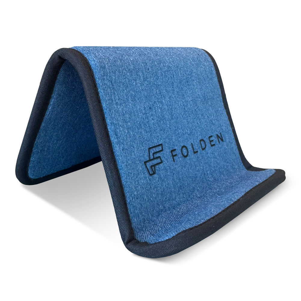 *NEW* The FLIGHT FLAP (Blue Denim) - Phone & Tablet Holder for Frequent Flyers