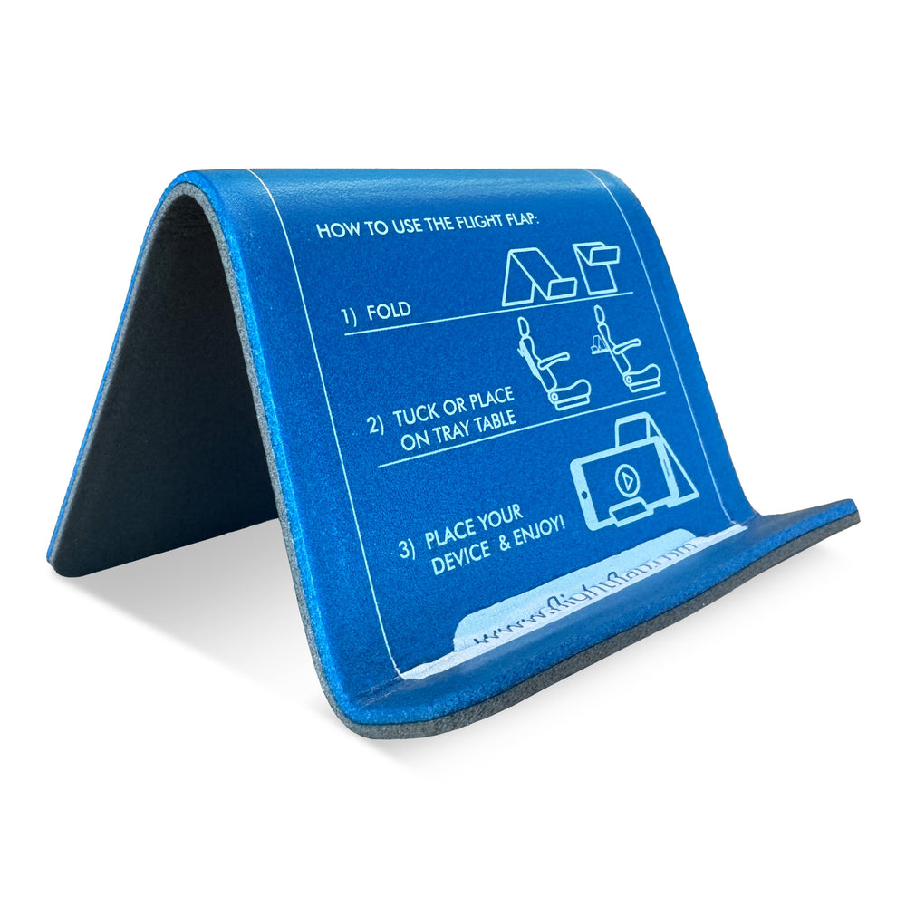 The Original FLIGHT FLAP - Bestselling Phone & Tablet Holder (Azure)
